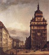 Bernardo Bellotto Square with the Kreuz Kirche in Dresden Spain oil painting artist